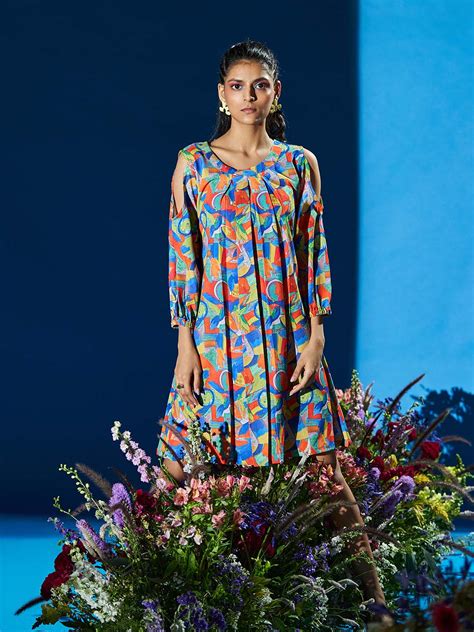 Get Ready To Shine In Summer With Multicolour Summer Midi Dress