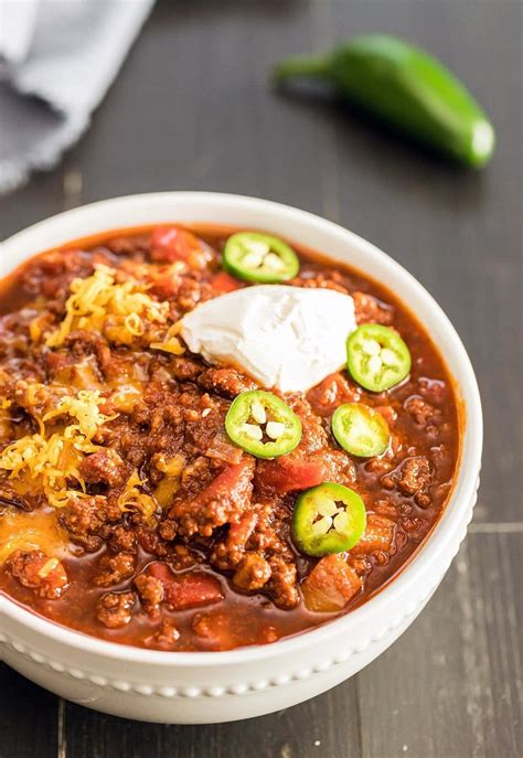 Smoked Chili (+ Over the Top Chili Instructions) - Foodie and Wine
