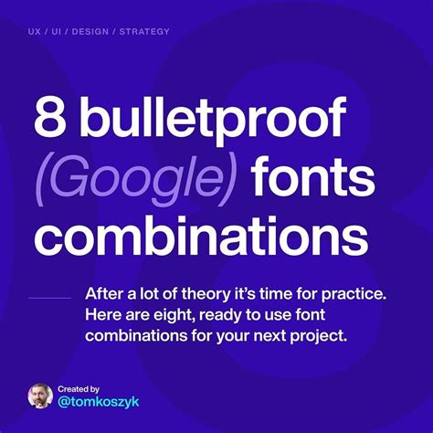8 Great Google Font Combinations for Design Projects | Guide to ...