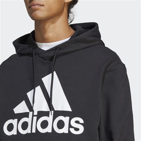 Clothing - Essentials French Terry Big Logo Hoodie - Black | adidas Kuwait