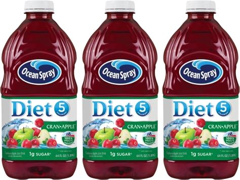 Amazon.com : Ocean Spray® Diet Cranberry Juice Drink, 64 Fl Oz Bottle ...