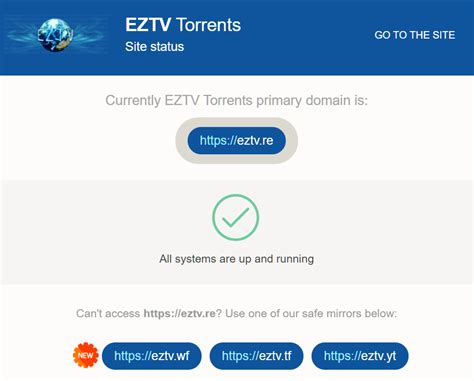 EZTV Proxy and Mirror Sites to Download TV Shows - My Tech Blog