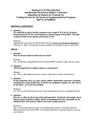 Responses To Written Questions - Fill and Sign Printable Template Online