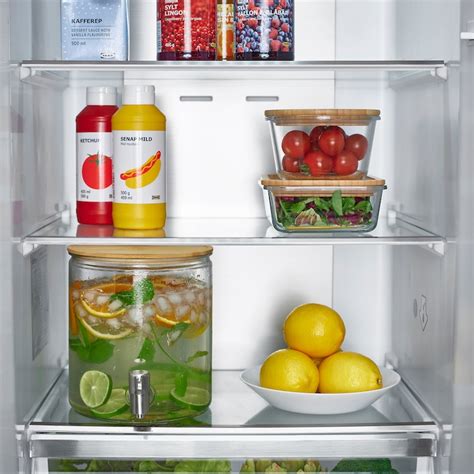 IKEA 365+ jar with tap, bamboo/clear glass, 4 l (4 qt) - IKEA