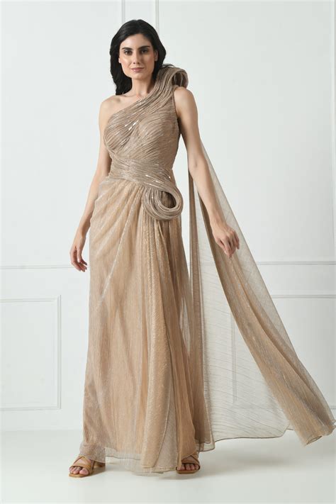 Buy saree gown for women by Sunanta Madaan in India