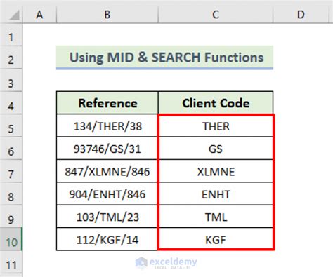 Image result for Extract Text Between Two Characters Excel