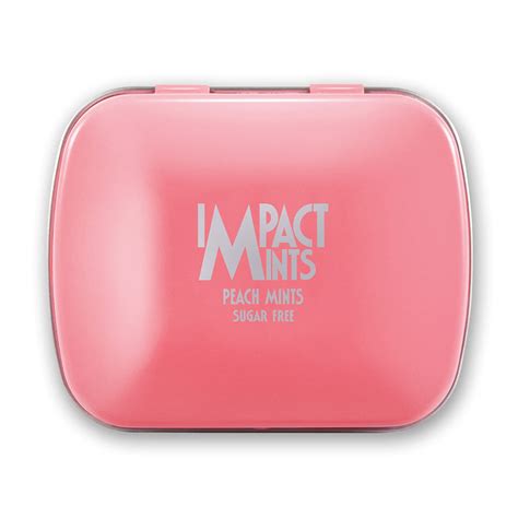 Impact Mints Products Sugar Free Mints Peach, 14 Grams : Amazon.in ...