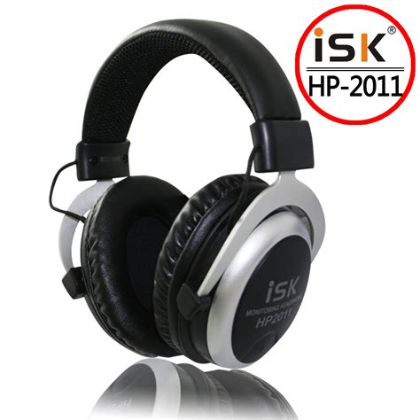 包邮 行货 ISK HP-2011 监听耳机 头戴护耳式耳机K歌耳机 送耳机_北京中华之声