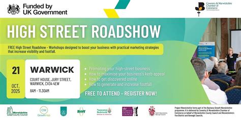 Warwick High Street Roadshow (In Person), Court House, Warwick, 21 ...