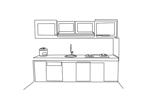 Image result for Draw a Kitchen Layout