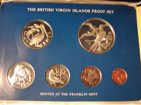 2 BRITISH VIRGIN ISLANDS PROOF SETS ONE DOLLAR IN EACH IS SILVER (ONE ...