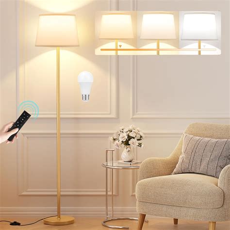 Raexpectis Floor Lamps for Living Room - Modern Gold Floor Lamp with ...