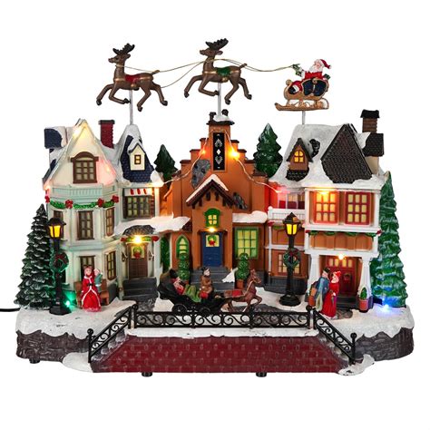 Christmas Lighted Christmas Village Decor - Traditions