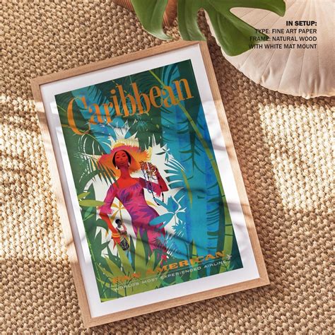 Buy Caribbean Travel Poster Art & Prints Online India at Best Price ...