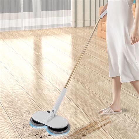 Cordless Electric Mop Spin Mops for Floor Cleaning Dual Spinning ...