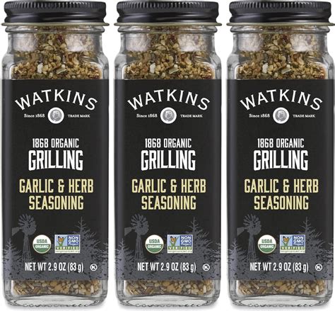 Amazon.com : Kinder's Organic Garlic & Herb with Sea Salt & Lemon ...