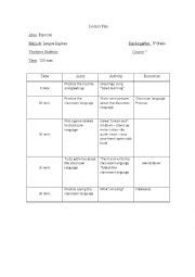 Image result for Classroom Language Lesson Plan