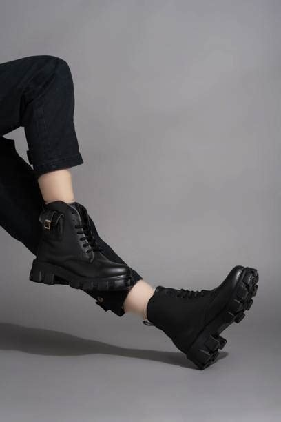 Black Boots - Buy Black Boots Online at Best Prices In India | Flipkart.com