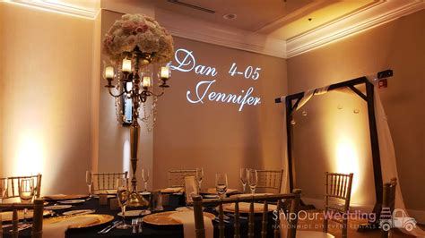 Wedding monogram projector 60 photos - Astyledwedding.com