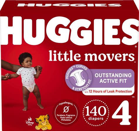 Amazon.com: Huggies Snug & Dry Baby Diapers, Size 4, 148 Ct : Baby