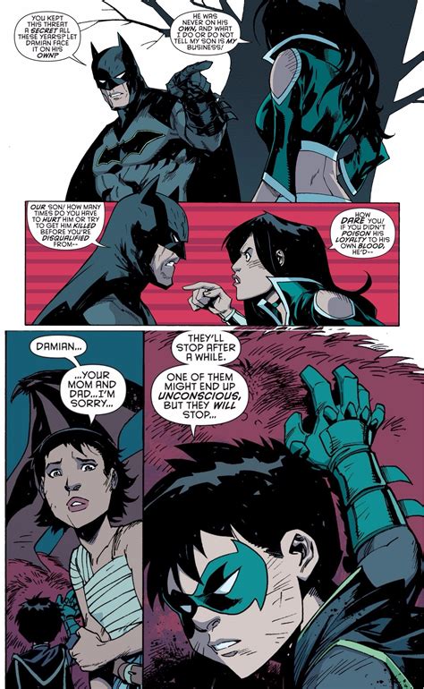 Robin Son of Batman 12. Bruce Wayne. Talia Al Ghul. Maya Ducard. Damian ...