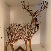 Buy Deer Wall Art Svg,dxf, EPS,AI and PDF Files.plasma Cut File,wall ...