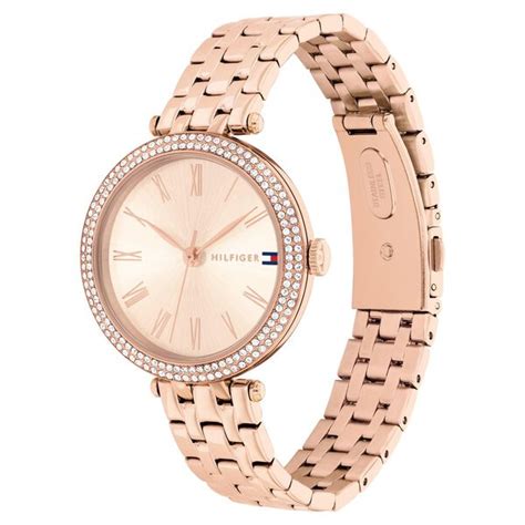 Buy Online Tommy Hilfiger Quartz Analog Rose Gold Round Dial Rose Gold ...