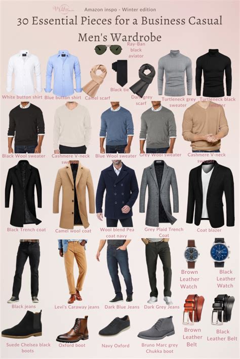 Business Casual Wardrobe Essentials for Men 的图像结果
