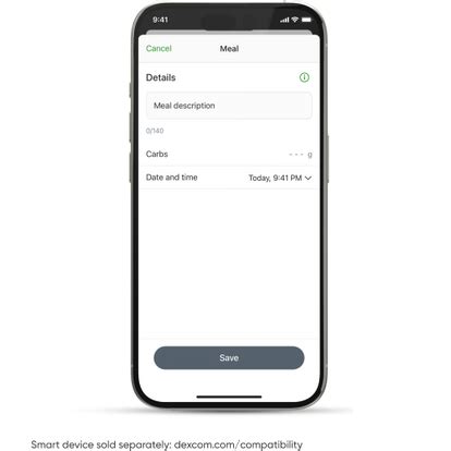 Dexcom G6 App. Add Event 的图像结果