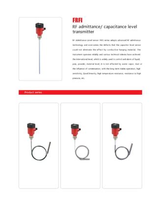 Image result for RF Capacitance Level Sensor