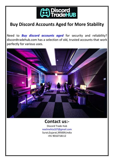 PPT - Buy Discord Accounts Aged for More Stability PowerPoint ...