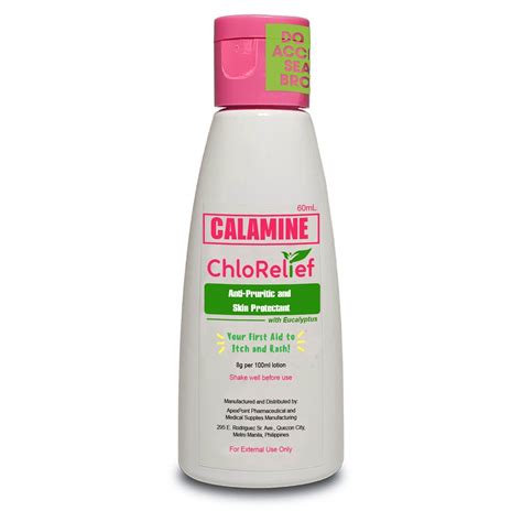 CHLORELIEF, Calamine Anti-Itch and Rash Lotion 60ml | Watsons Philippines