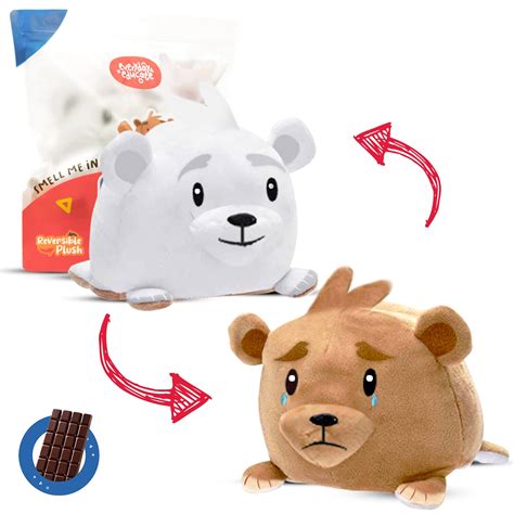 Buy Everyday Educate Reversible Benji The Bear Plush Toy, Cute Flipped ...