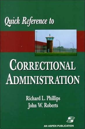 Buy Quick Reference to Correctional Administration Book Online at Low ...