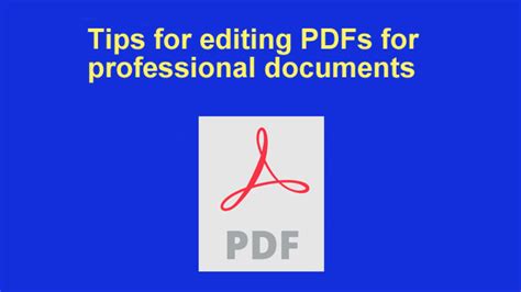 Image result for PDF Software Editing Tips