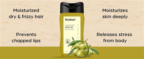 Buy inatur Olive Oil- Organic, Cold-Pressed, and 100% pure| for Face ...