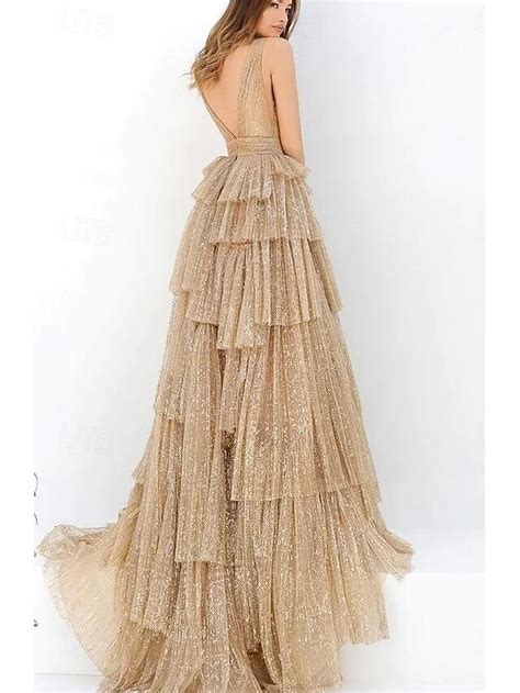 Beach Wedding Ball Gown A-Line Prom Dresses Elegant Dress Formal Prom ...