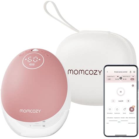 Bomba Extratora de Leite Elétrica Momcozy M9 Mobile Flow Hands Free Co ...