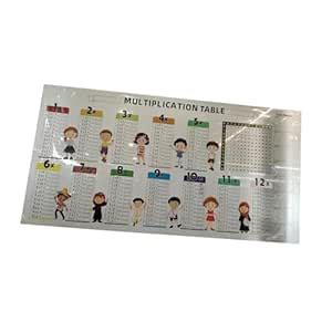 CALANDIS™ Erase Multiplication Sheet Interactive Times Table Chart for ...
