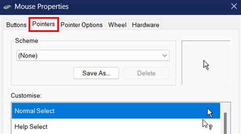 Image result for Changing Mouse Pointer