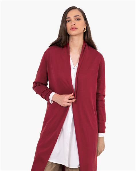 Women’s Giza Cotton Long Cardigan | MaisonCashmere