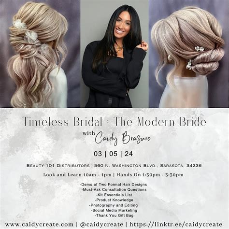Timeless Bridal Sarasota: The Modern Bride with Caidy Brasure, Beauty ...