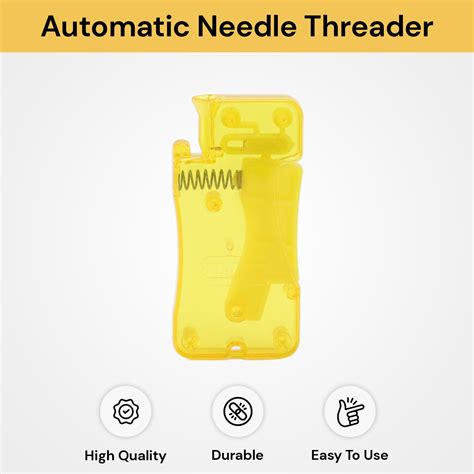 Image result for How to Use Automatic Needle Threader