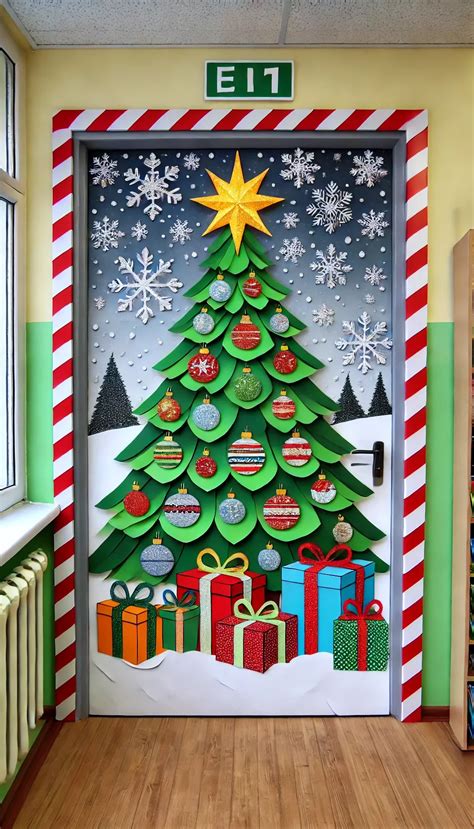 17+ Festive Christmas Classroom Door Decorating Ideas to Spread Holida ...
