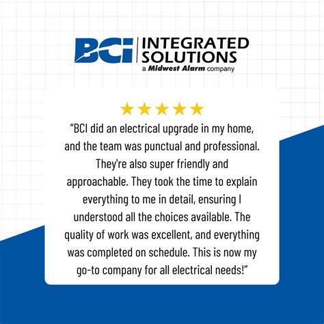 #bcifl #leaveareview | BCI Integrated Solutions