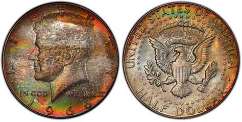 1966 50C (Regular Strike) Kennedy Half Dollar - PCGS CoinFacts