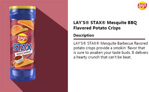 Lay's Stax Mesquite Barbecue, 155.9 Grams : Amazon.in: Grocery ...