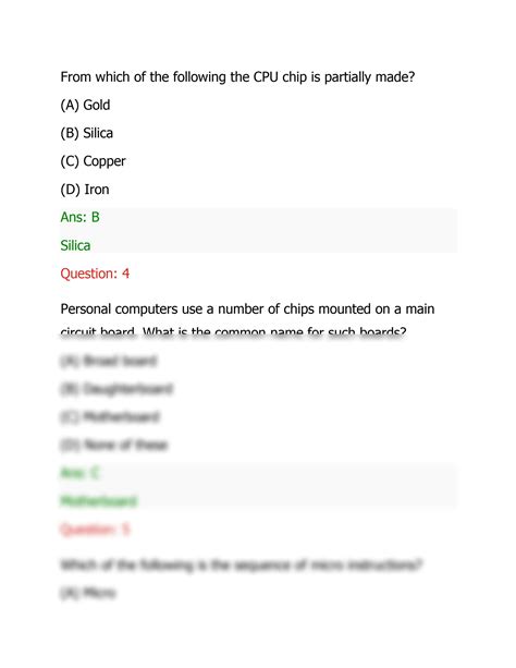Computer Related Questions and Answers 的图像结果