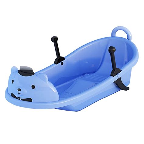 Buy ZA-YZ Downhill Toboggan 43" Plastic Snow Sled with Wheels for ...