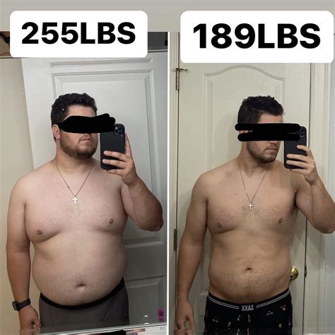 M/27/5’10” [255lbs>189lbs=66lbs] (1.5 years). Definitely not how I ...